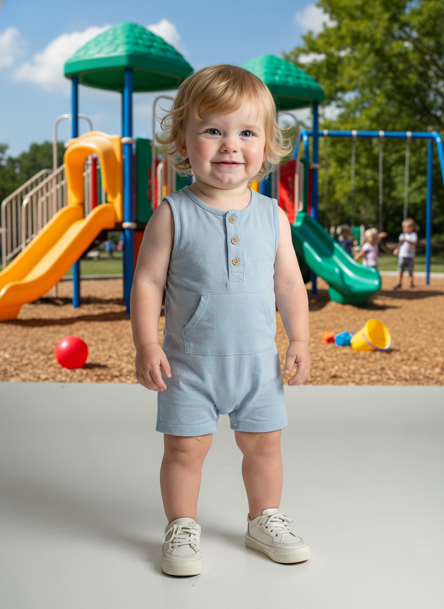Cotton Baby Overalls - Kidz Thingz